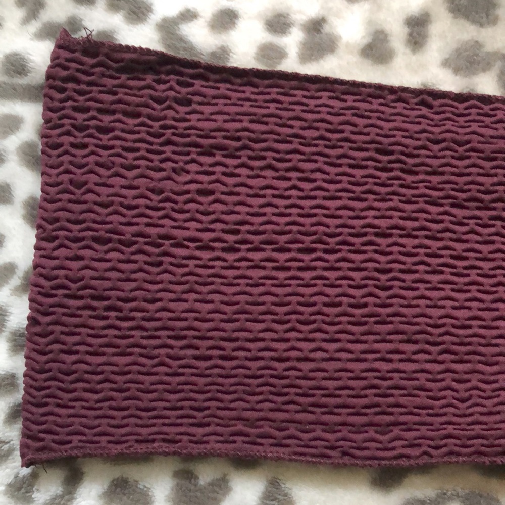 Free People Too Late For You Tube Top Bandeau in Burgundy Size XS/S - Picture 3 of 13